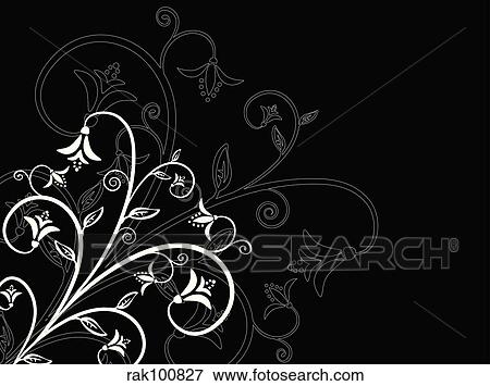 Floral abstract View Large Illustration Stock Illustration - Floral abstract. Fotosearch