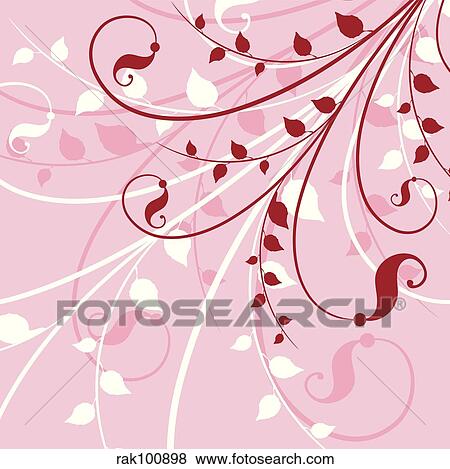 Floral abstract View Large Illustration Stock Illustration - Floral abstract. Fotosearch