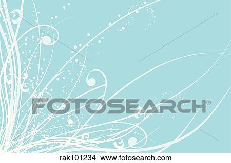 floral abstract View Large Illustration Stock Illustration - floral abstract. Fotosearch