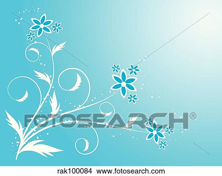 Floral background View Large Illustration Stock Illustration - Floral background. Fotosearch