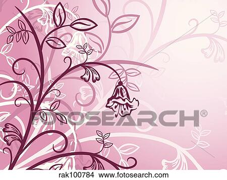 Stock Illustration - Floral background. Fotosearch