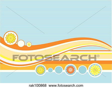 Stock Illustration - Floral background. Fotosearch