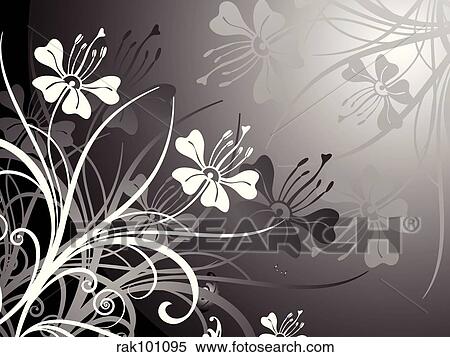 Stock Illustration - Floral background. Fotosearch