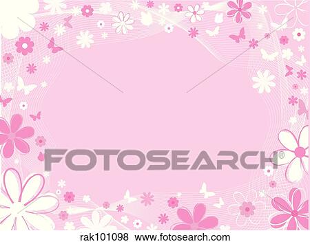 Floral background View Large Illustration Stock Illustration - Floral background. Fotosearch