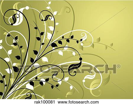 Floral chaos View Large Illustration Clip Art - Floral chaos. Fotosearch