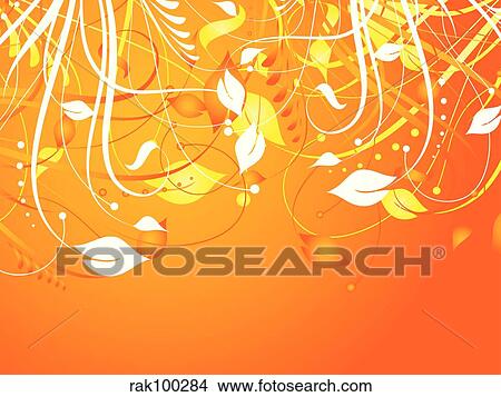 Stock Illustration - Floral chaos. Fotosearch