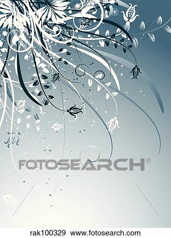 Floral chaos View Large Illustration Stock Illustration - Floral chaos. Fotosearch