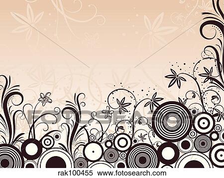 Stock Illustration - Floral chaos. Fotosearch