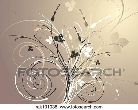 Floral chaos View Large Illustration Stock Illustration - Floral chaos. Fotosearch
