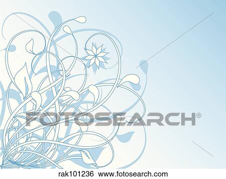 Stock Illustration - Floral chaos. Fotosearch