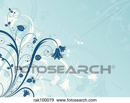 floral design View Large Illustration Stock Illustration - floral design. Fotosearch