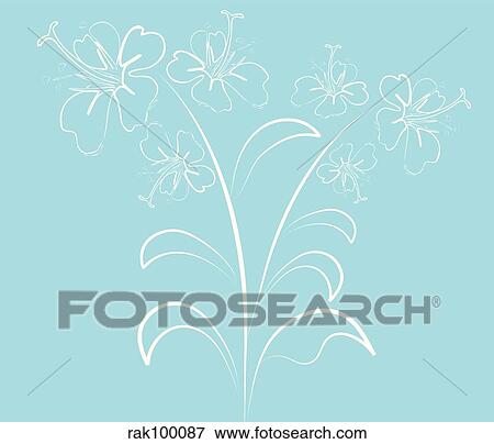 Stock Illustration - Floral design. Fotosearch