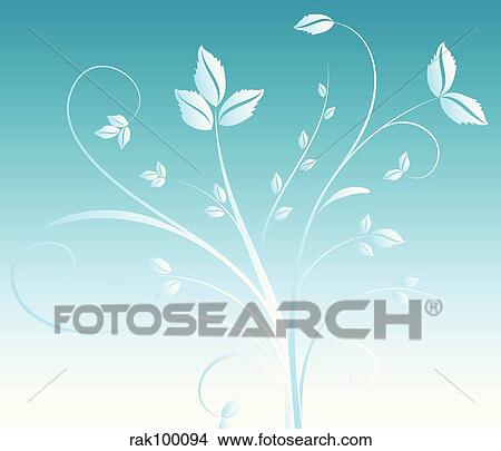 Stock Illustration - Floral design. Fotosearch