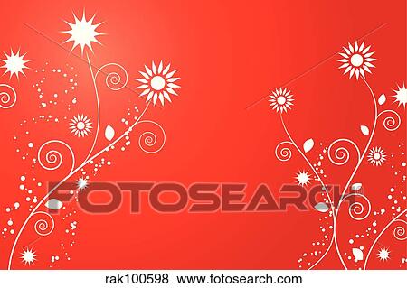 Stock Illustration - Flower background. Fotosearch