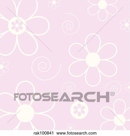 flowers and swirls View Large Illustration Clip Art - flowers and swirls. Fotosearch