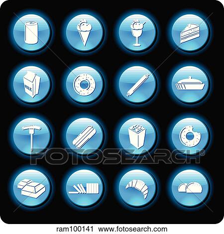 food blueshield View Large Illustration Clip Art - food blueshield. Fotosearch