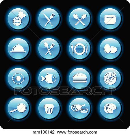 food blueshield View Large Illustration Drawing - food blueshield. Fotosearch