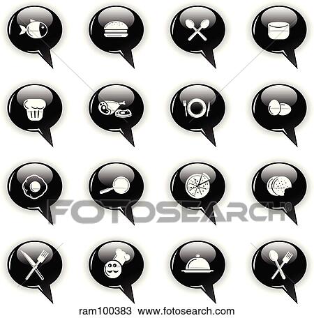 food bubble View Large Illustration Drawing - food bubble. Fotosearch