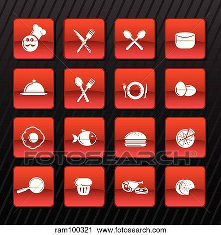 food red View Large Illustration Clip Art - food red. Fotosearch