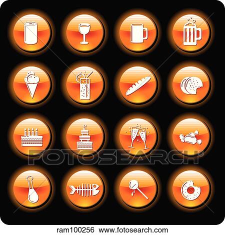 food red shield View Large Illustration Stock Illustration - food red shield. Fotosearch