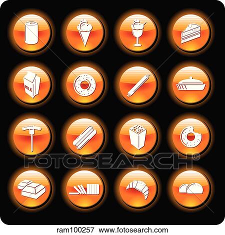 food red shield View Large Illustration Stock Illustration - food red shield. Fotosearch