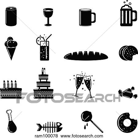 Stock Illustration - food. Fotosearch