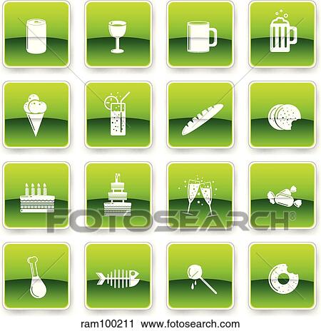 foodgreen View Large Illustration Clip Art - foodgreen. Fotosearch