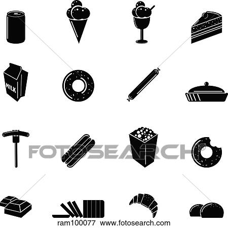 Stock Illustration - foodsolid. Fotosearch