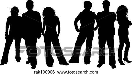 friends View Large Illustration Stock Illustration - friends. Fotosearch