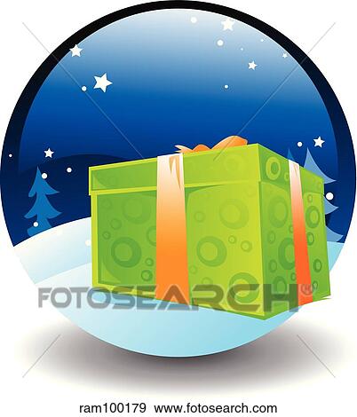 Stock Illustration - gift ball. Fotosearch