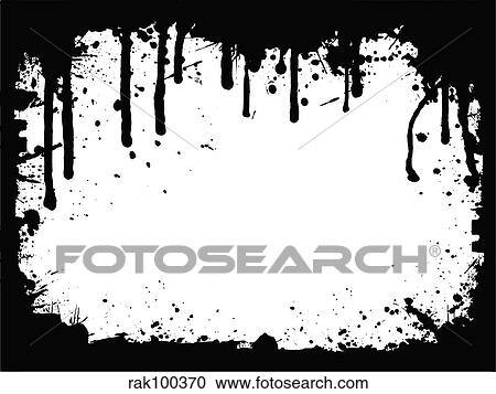 Clipart - Grunge border. Fotosearch