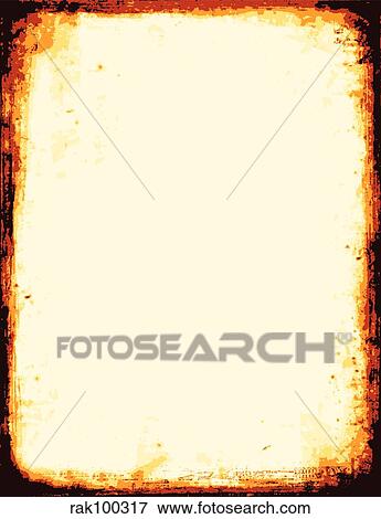 Stock Illustration - Grunge border. Fotosearch