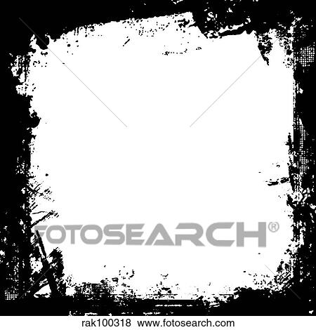 grunge border View Large Illustration Stock Illustration - grunge border. Fotosearch