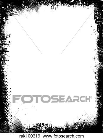 Stock Illustration - grunge border. Fotosearch