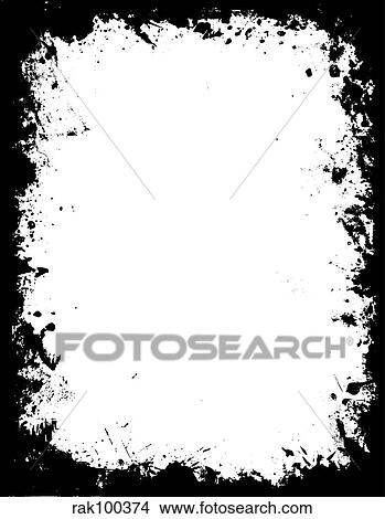 grunge border View Large Illustration Stock Illustration - grunge border. Fotosearch