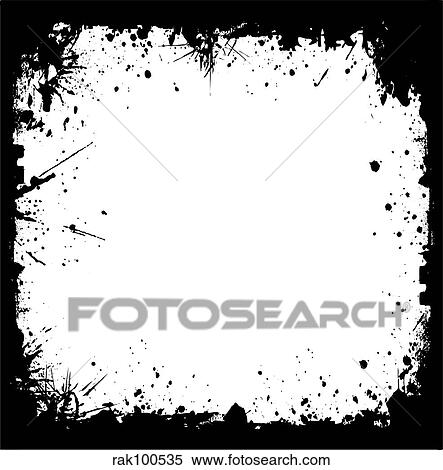 grunge border View Large Illustration Stock Illustration - grunge border. Fotosearch