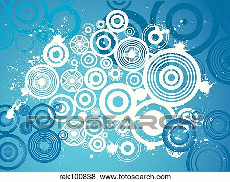 grunge circle background View Large Illustration Stock Illustration - grunge circle background. Fotosearch