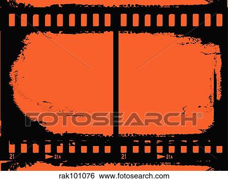 grunge film strip View Large Illustration Stock Illustration - grunge film strip. Fotosearch