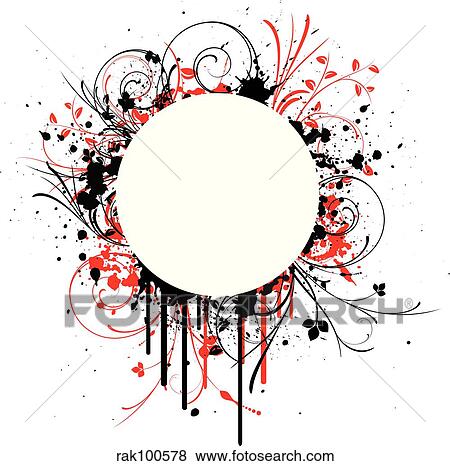 grunge frame View Large Illustration Stock Illustration - grunge frame. Fotosearch