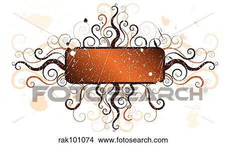 Grunge frame View Large Illustration Stock Illustration - Grunge frame. Fotosearch