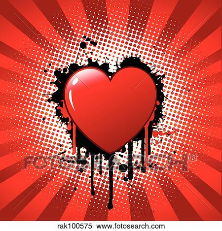 grunge heart View Large Illustration Stock Illustration - grunge heart. Fotosearch