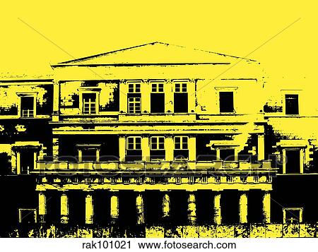 Clip Art - grunge living. Fotosearch