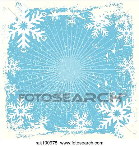 Grunge snowflakes View Large Illustration Stock Illustration - Grunge snowflakes. Fotosearch