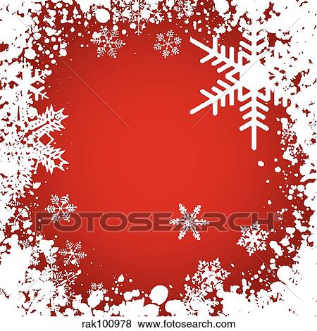 Stock Illustration - grunge snowflakes. Fotosearch