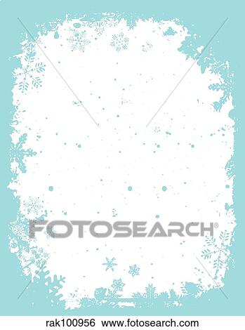 grunge xmas border View Large Illustration Stock Illustration - grunge xmas border. Fotosearch