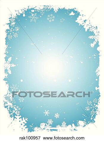 grunge xmas border View Large Illustration Stock Illustration - grunge xmas border. Fotosearch