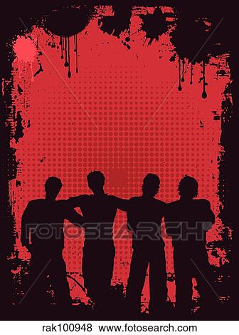 Stock Illustration - Grunge youth. Fotosearch