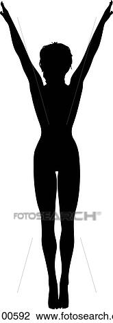 Drawing - Gymnast. Fotosearch
