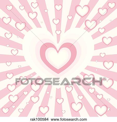 Stock Illustration - heart burst. Fotosearch