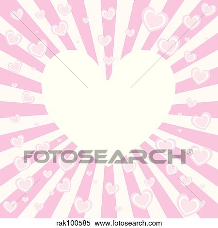 Stock Illustration - heart burst. Fotosearch